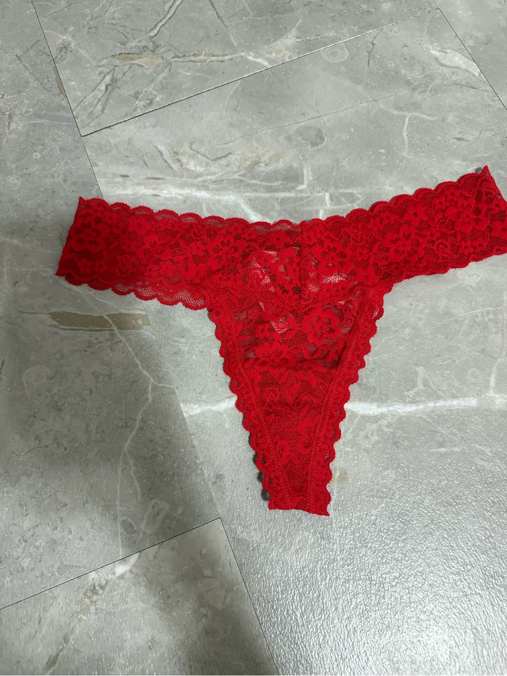 Victoria's Secret Red Lace Bikini Panty